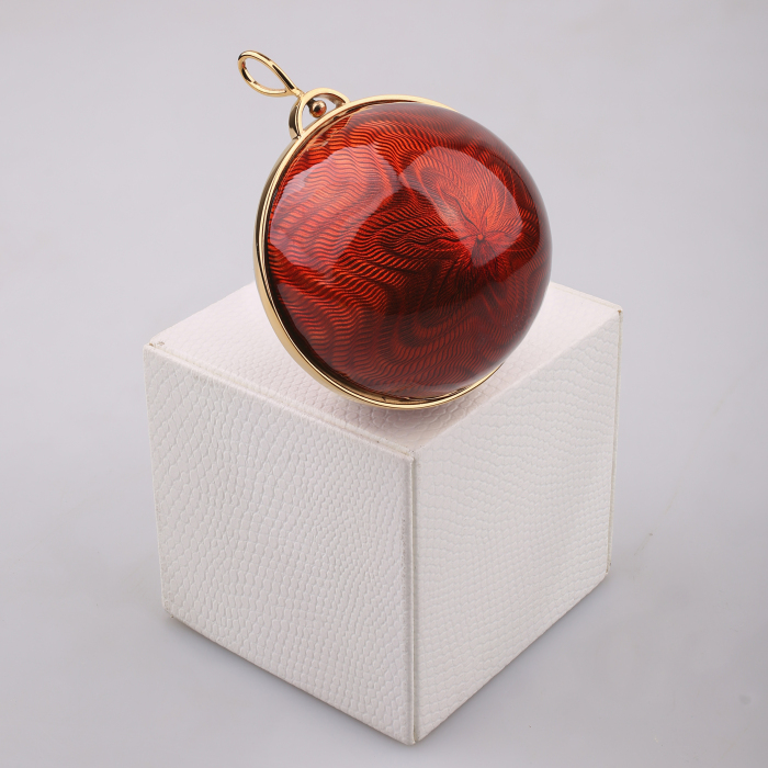 6pcs Jewelry Christmas Balls Set, Red