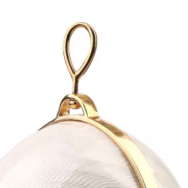 6pcs Jewelry Christmas Balls Set, White