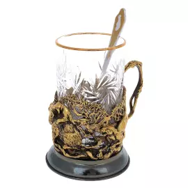 Подстаканник подарочный "Охота на кабана"