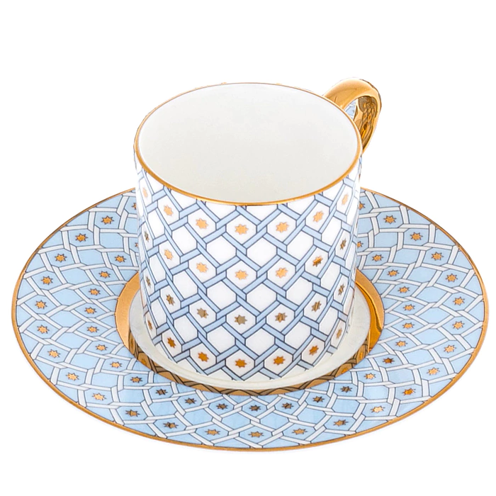 Coffee set "Scarlett" in the form of "Idyll" for 6 people