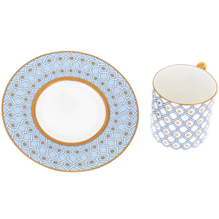 Coffee set "Scarlett" in the form of "Idyll" for 6 people