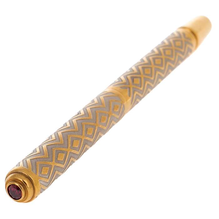 Ballpoint pen with cubic zirconia, Zlatoust