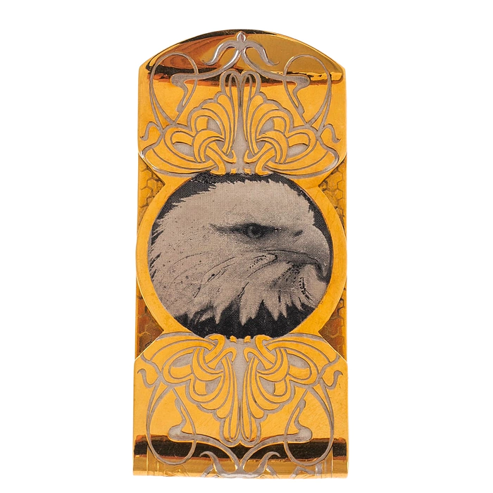 Table set "Leader" with gilding and blackening, Zlatoust