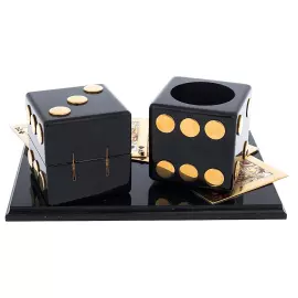 Настольный набор из долерита "Игрок" Златоуст