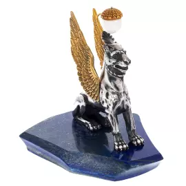 Souvenir "Griffin" on lapis lazuli