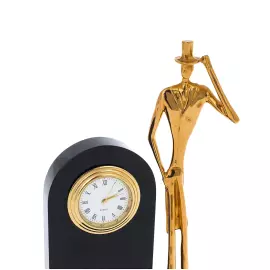 Table clock made of onyx "Frant"