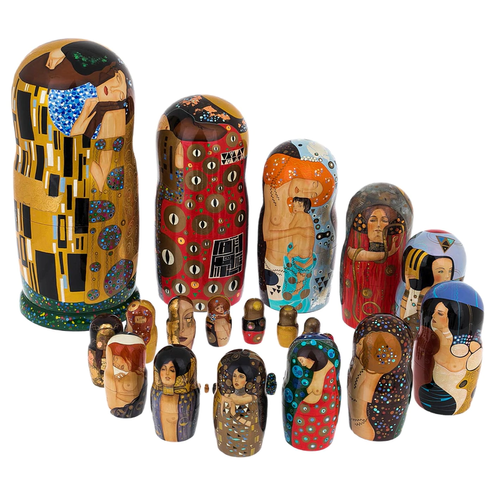 Klimt Matryoshka doll for 30 seats (45 cm)