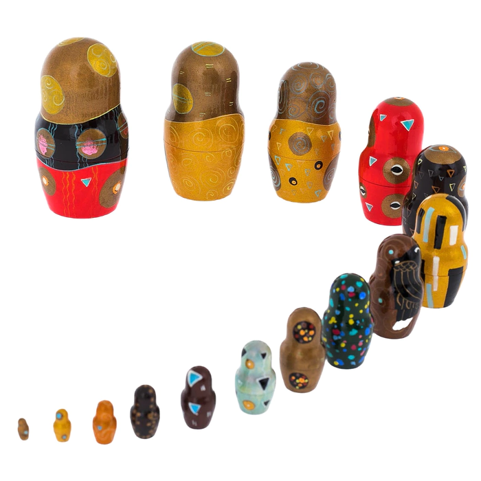 Klimt Matryoshka doll for 30 seats (45 cm)
