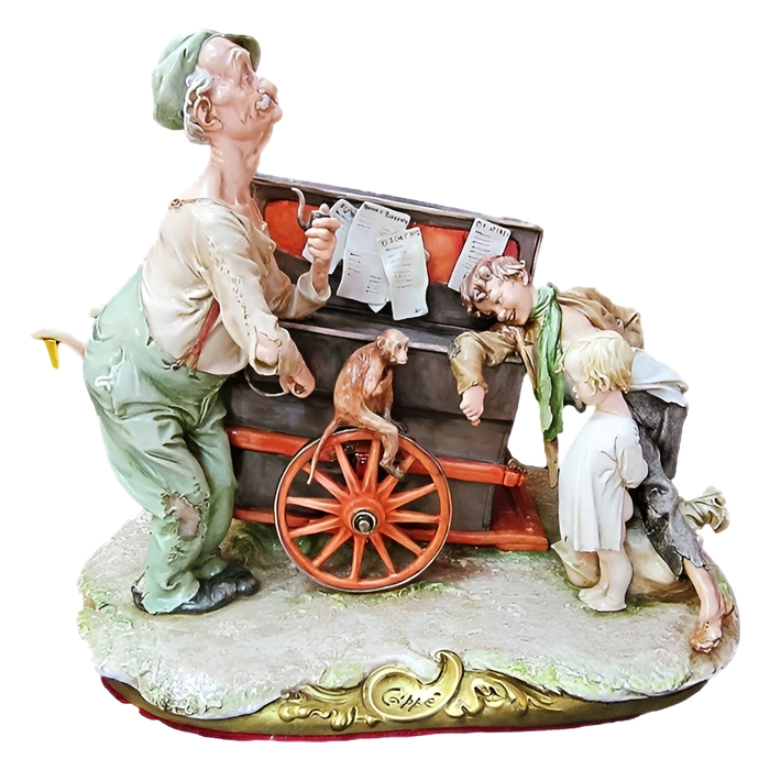 Musical statuette "Organ Grinder"