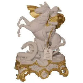 Статуэтка "Наполеон на коне" белый