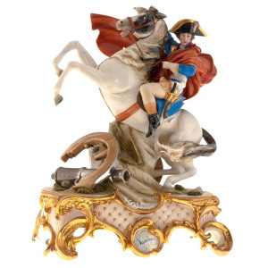 The statuette "Napoleon on horseback"