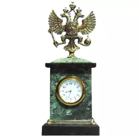 Часы настольные "Герб России"