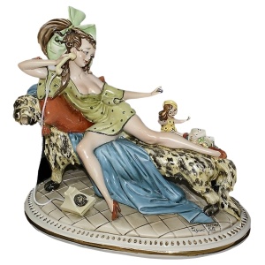 Statuette "Girl with candy"