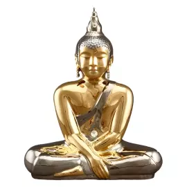 Buddha Dalai statuette, color: gold with platinum