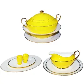 Столовый сервиз "Классика", 26 предметов, желтый Столовый сервиз "Классика", 26 предметов, желтый