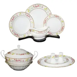 Столовый сервиз "Клематисы", 26 предметов Столовый сервиз "Клематисы", 26 предметов