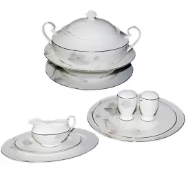 Столовый сервиз "Маки", 26 предметов