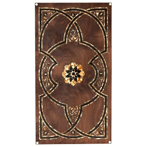 Backgammon made of walnut root and amber "Arabian Nights" collection "Orient"