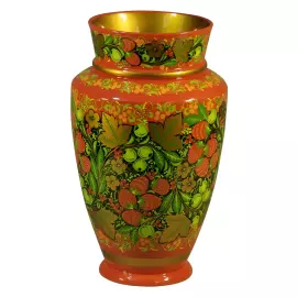 Vase "Berries" by Khokhloma