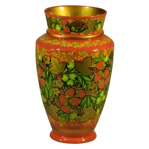 Vase "Berries" by Khokhloma