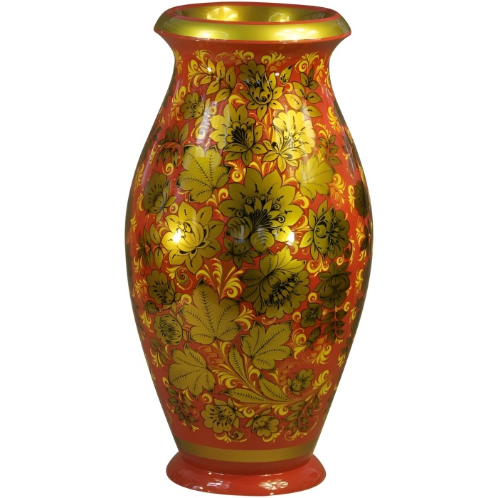 Vase "Flowers" by Khokhloma