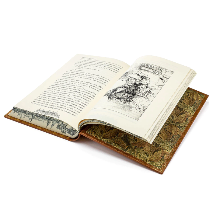 Leather-bound gift edition "Moscow and Muscovites"
