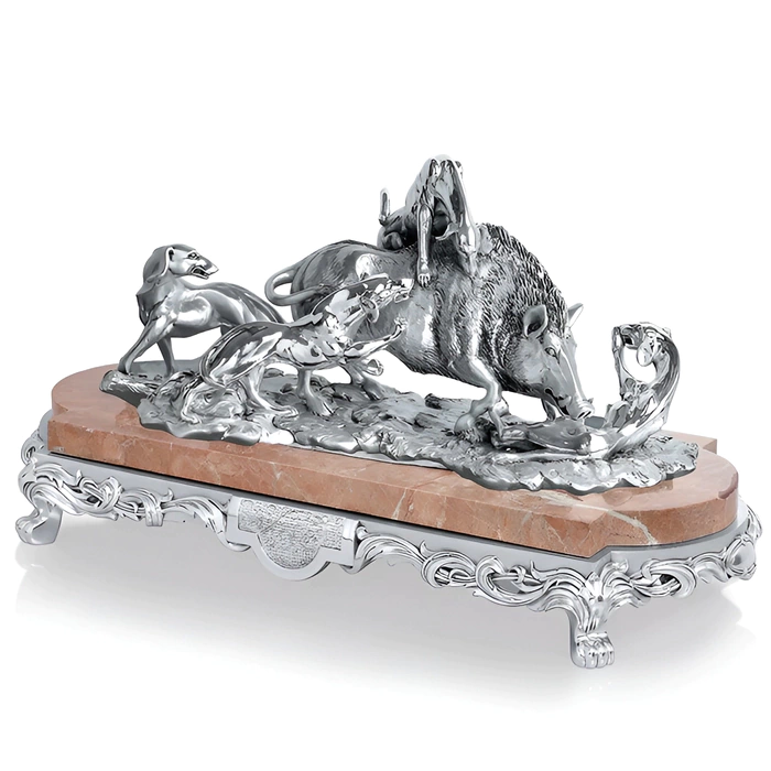 The statuette "Boar Hunting"