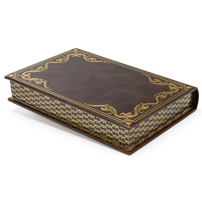 The leather-bound book "The Secret Power of Freemasonry"