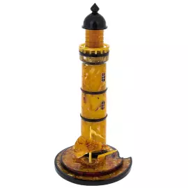 Композиция из янтаря "Маяк"