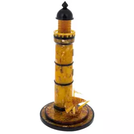 Композиция из янтаря "Маяк"