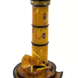 Композиция из янтаря "Маяк"