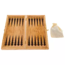 Нарды из карельской березы "Тигр" малые