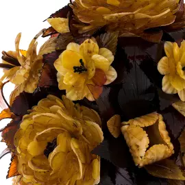 Amber souvenir "Onyx vase with flowers"