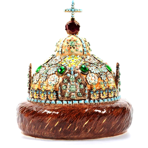 The "Monomakh's Hat" damask