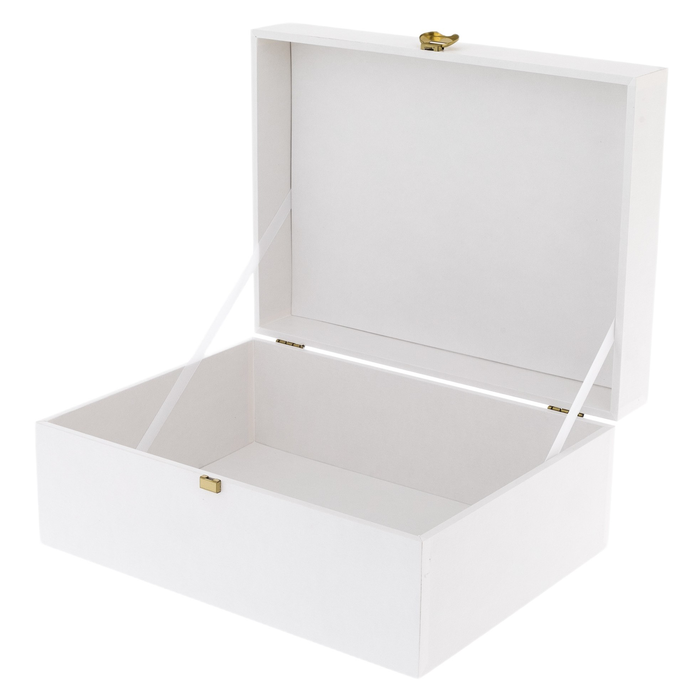 Gift box with accessories 35x26x15cm white