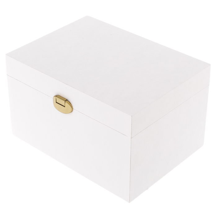 Gift box with accessories 22x16x13cm white