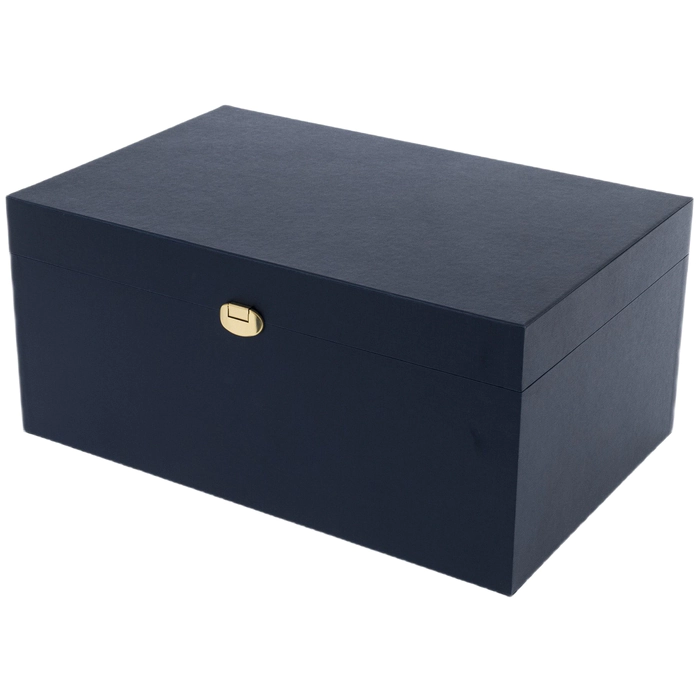 Gift box with accessories 40x26x18cm blue