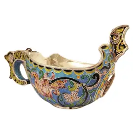 Ковш "Ладья" финифть Ковш "Ладья" финифть