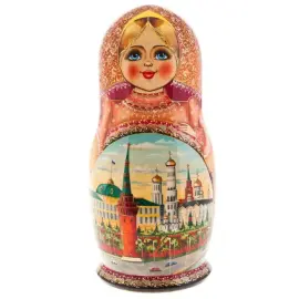 Matryoshka doll for 20 seats "Moscow Kremlin" (35 cm) Matryoshka doll for 20 seats "Moscow Kremlin" (35 cm)