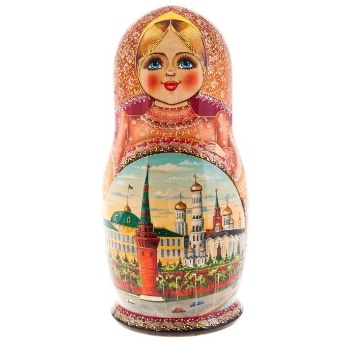 Matryoshka doll for 20 seats "Moscow Kremlin" (35 cm)