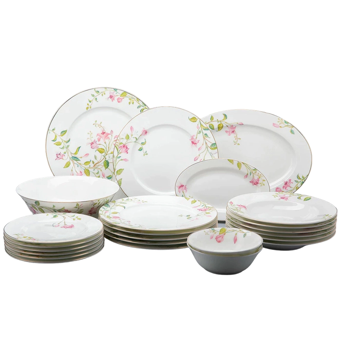 Premium Garden of Dreams dining set, 24 items, for 6 persons