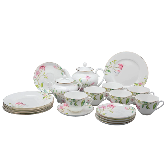 Tea set "Garden of Dreams" Spring shape 2, 20 items, for 6 persons