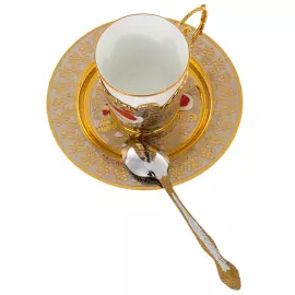 Кофейный набор "Новогодний. Дед Мороз и подарки" Златоуст