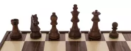 Chess made of olive veneer "Manopoulos" large