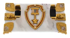 Кортик "Адмиральский" на подставке из камня