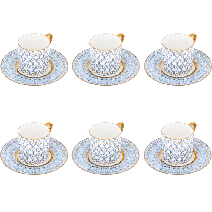 Coffee set "Scarlett" in the form of "Idyll" for 6 people