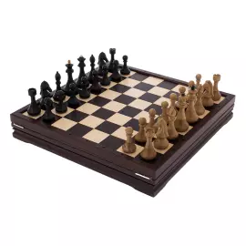 Шахматы из венге и граба "Стандартные"