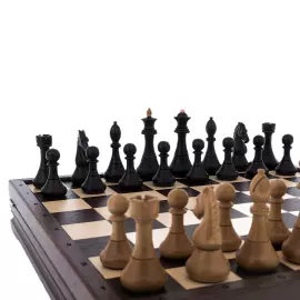 Шахматы из венге и граба "Стандартные"