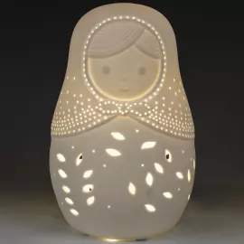 Decorative porcelain lamp "Matryoshka"