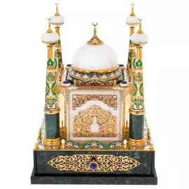 Ночник из нефрита и лазурита "Мечеть-шкатулка" Златоуст